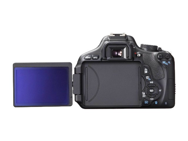 Canon EOS 600D SLR mit schwenkbarem Display