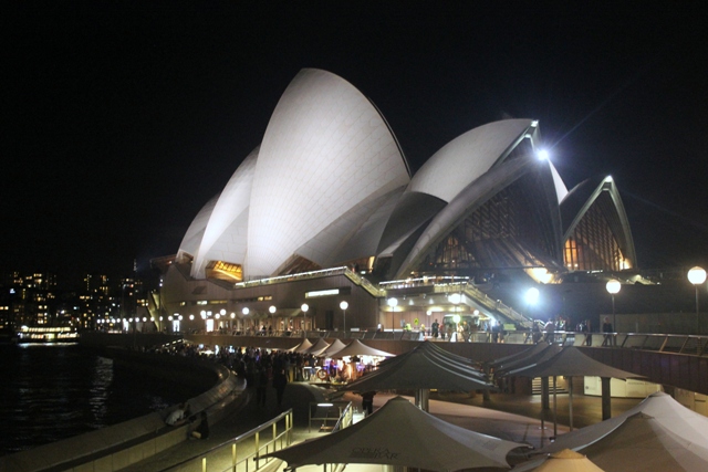Opera House bei Nacht